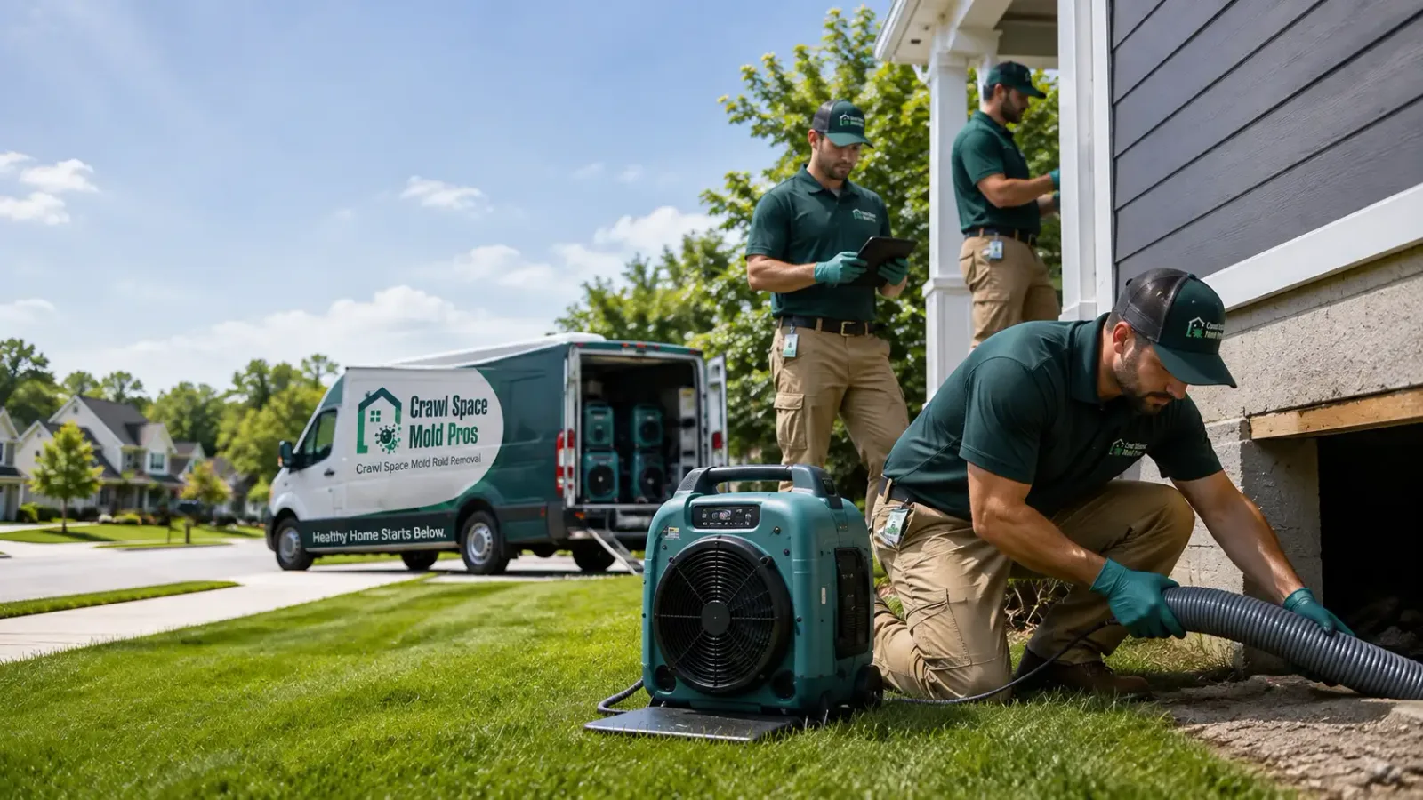 Crawl Space Mold Removal in Prospect, CT